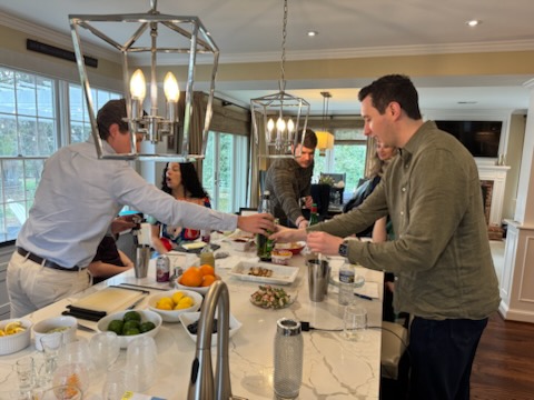 Wedding reception bar service